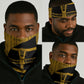 Egypt Sistrum Neck Gaiter Ancient Mythology Sacred Rattling Instrument