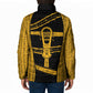 Egypt Sistrum Padded Jacket Ancient Mythology Sacred Rattling Instrument