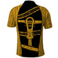 Egypt Sistrum Polo Shirt Ancient Mythology Sacred Rattling Instrument