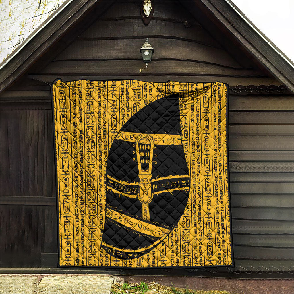 Egypt Sistrum Quilt Ancient Mythology Sacred Rattling Instrument