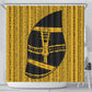 Egypt Sistrum Shower Curtain Ancient Mythology Sacred Rattling Instrument