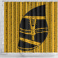 Egypt Sistrum Shower Curtain Ancient Mythology Sacred Rattling Instrument