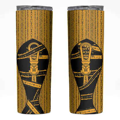 Egypt Sistrum Skinny Tumbler Ancient Mythology Sacred Rattling Instrument