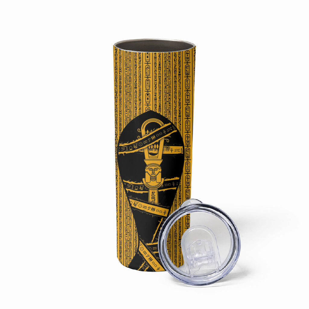Egypt Sistrum Skinny Tumbler Ancient Mythology Sacred Rattling Instrument