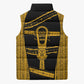 Egypt Sistrum Sleeveless Puffer Jacket Ancient Mythology Sacred Rattling Instrument