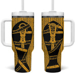 Egypt Sistrum Tumbler With Handle Ancient Mythology Sacred Rattling Instrument
