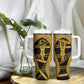 Egypt Sistrum Tumbler With Handle Ancient Mythology Sacred Rattling Instrument