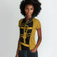 Egypt Sistrum Women Polo Shirt Ancient Mythology Sacred Rattling Instrument