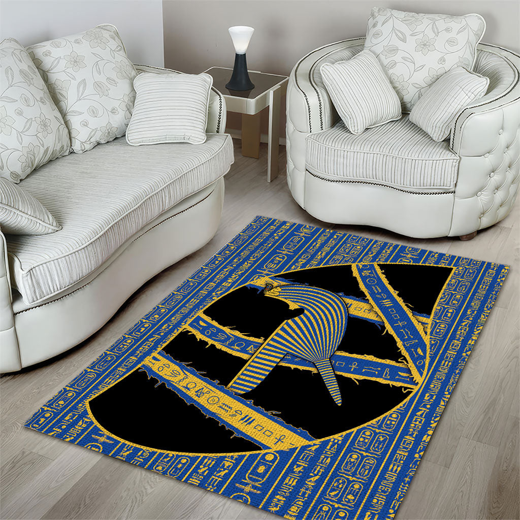 Egypt Nemyss Area Rug Ancient Mythology Pharaoh Royal