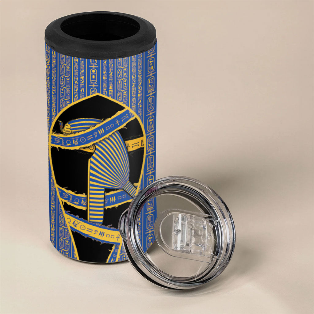Egypt Nemyss 4 in 1 Can Cooler Tumbler Ancient Mythology Pharaoh Royal