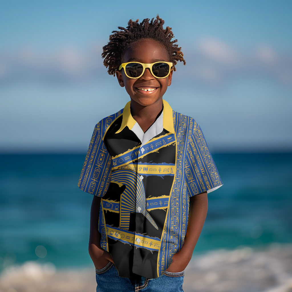 Egypt Nemyss Kid Hawaiian Shirt Ancient Mythology Pharaoh Royal