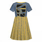 Egypt Nemyss Kid Short Sleeve Dress Ancient Mythology Pharaoh Royal