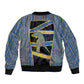 Egypt Nemyss Sleeve Zip Bomber Jacket Ancient Mythology Pharaoh Royal