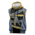 Egypt Nemyss Sleeveless Hoodie Ancient Mythology Pharaoh Royal