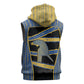 Egypt Nemyss Sleeveless Zip Hoodie Ancient Mythology Pharaoh Royal
