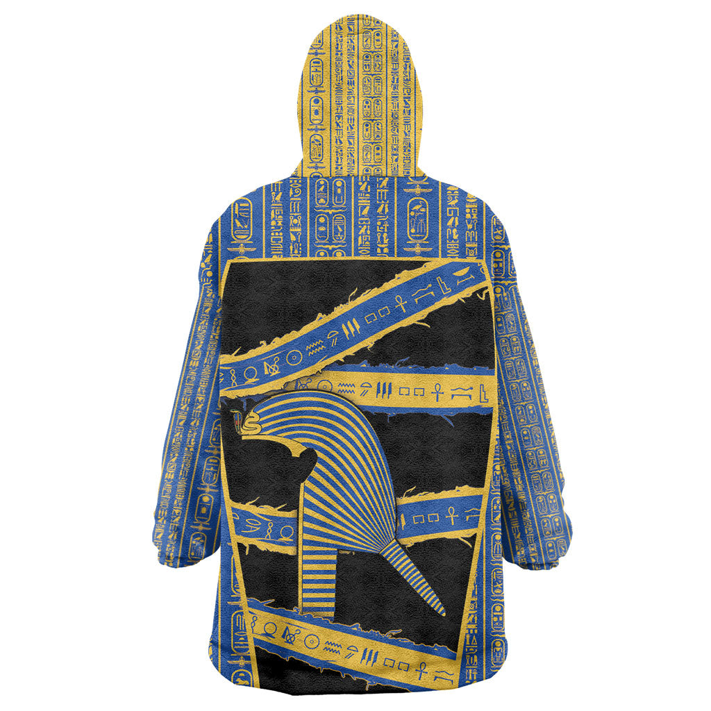 Egypt Nemyss Wearable Blanket Hoodie Ancient Mythology Pharaoh Royal