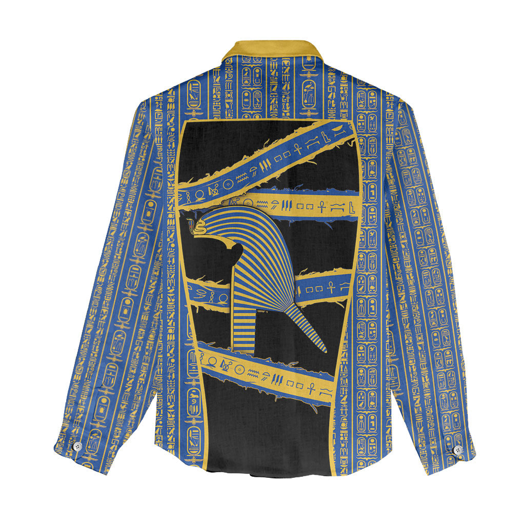 Egypt Nemyss Women Casual Shirt Ancient Mythology Pharaoh Royal