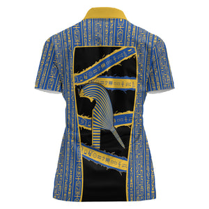 Egypt Nemyss Women Polo Shirt Ancient Mythology Pharaoh Royal