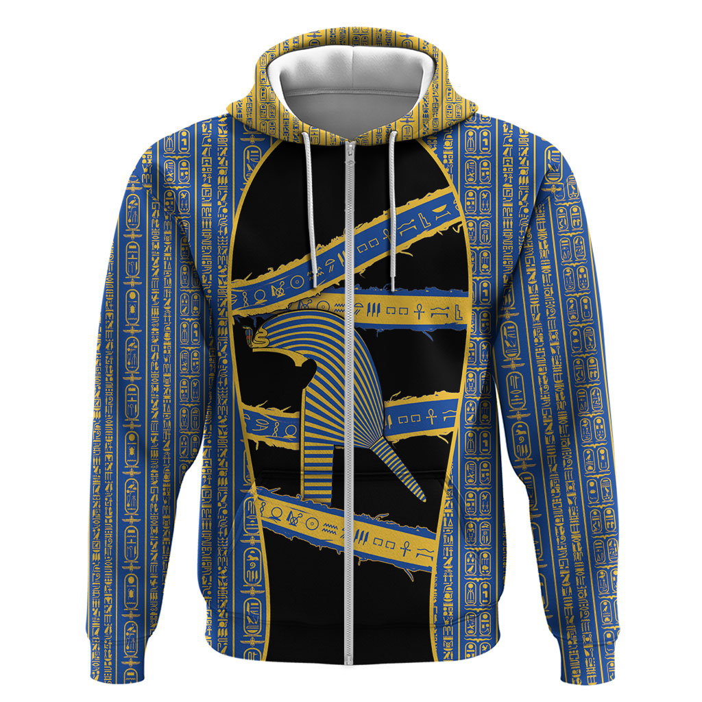 Egypt Nemyss Zip Hoodie Ancient Mythology Pharaoh Royal