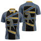 Egypt Nemyss Zipper Polo Shirt Ancient Mythology Pharaoh Royal