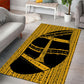 Egypt Obelisk Area Rug Ancient Mythology Sacred Sun Pillar