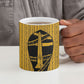 Egypt Obelisk Ceramic Mug Ancient Mythology Sacred Sun Pillar