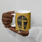Egypt Obelisk Ceramic Mug Ancient Mythology Sacred Sun Pillar