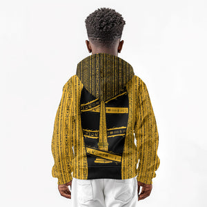 Egypt Obelisk Kid Hoodie Ancient Mythology Sacred Sun Pillar