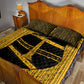 Egypt Obelisk Quilt Bed Set Ancient Mythology Sacred Sun Pillar