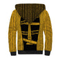 Egypt Obelisk Sherpa Hoodie Ancient Mythology Sacred Sun Pillar