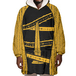 Egypt Obelisk Wearable Blanket Hoodie Ancient Mythology Sacred Sun Pillar