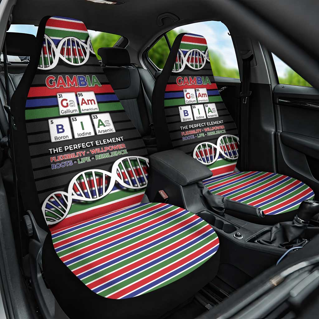 Gambia Car Seat Cover Perfect Periodic Element Of African - African Pride