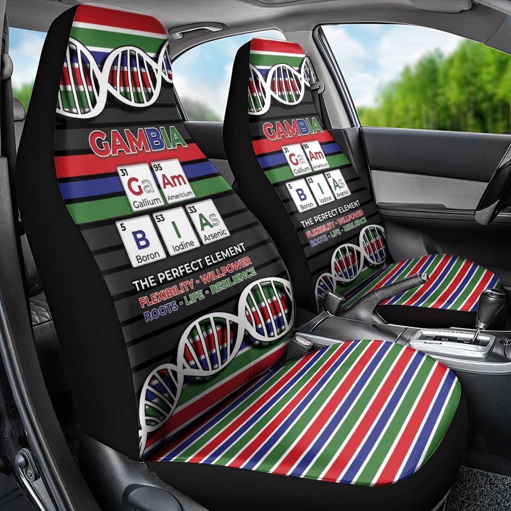 Gambia Car Seat Cover Perfect Periodic Element Of African - African Pride