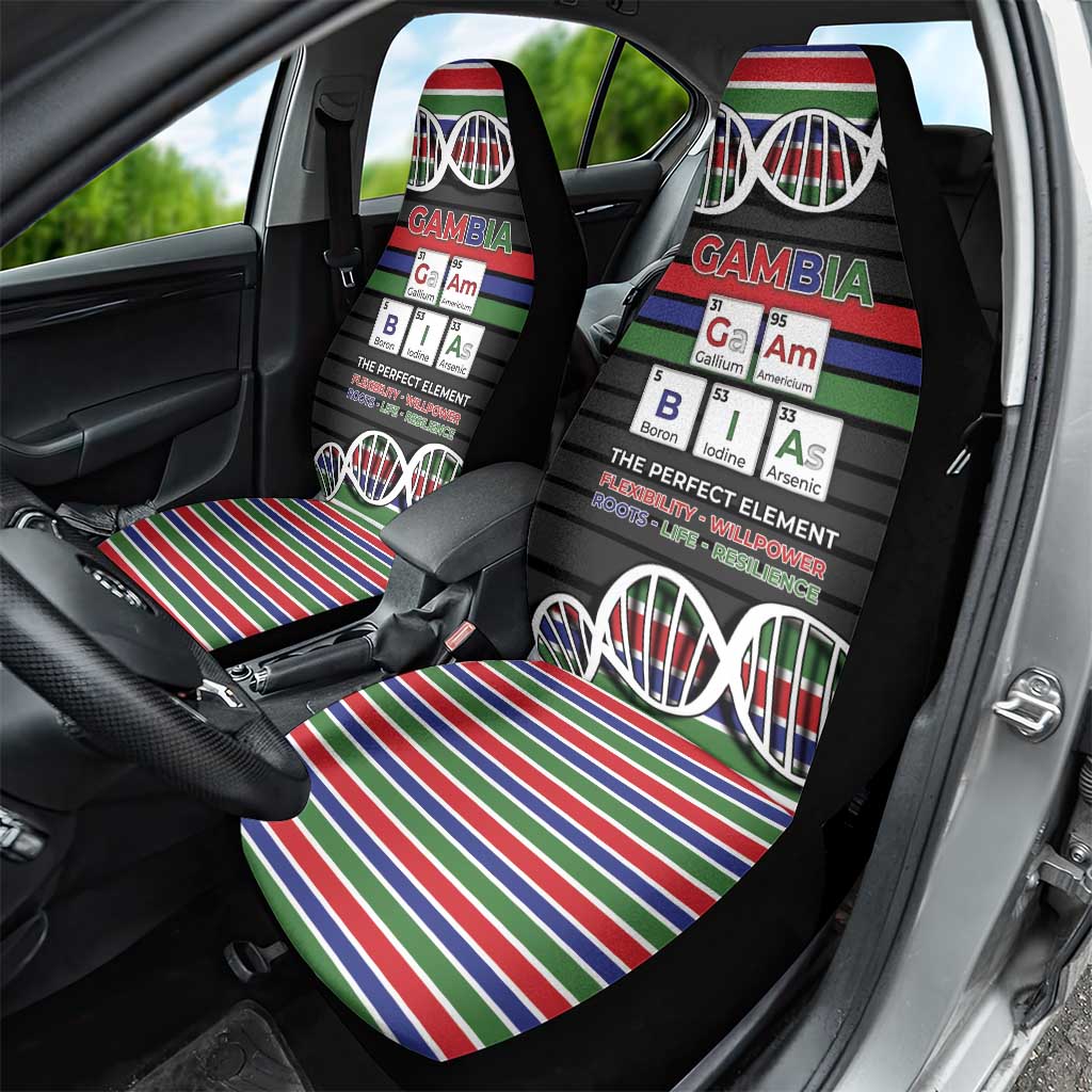 Gambia Car Seat Cover Perfect Periodic Element Of African - African Pride
