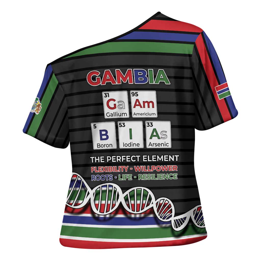 Gambia Cross Shoulder Shirt Perfect Periodic Element Of African - African Pride