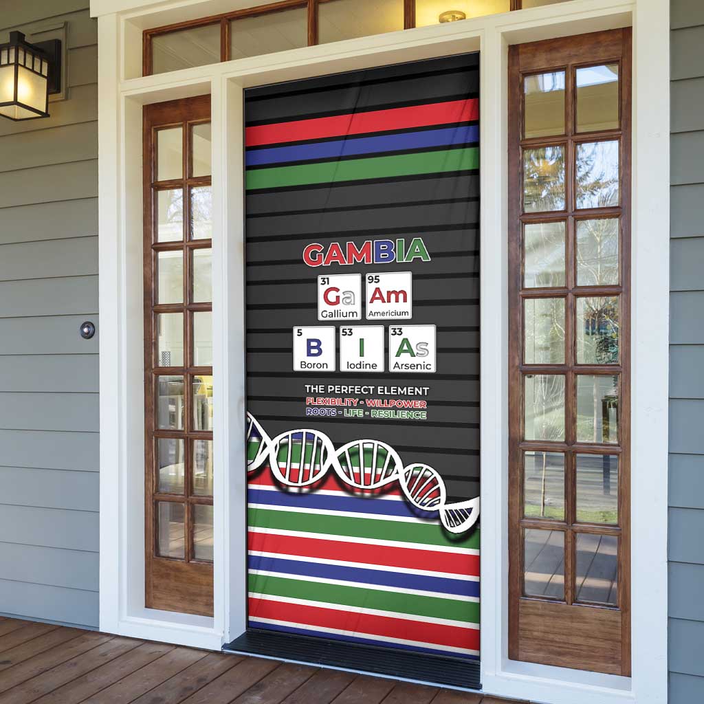 Gambia Door Cover Perfect Periodic Element Of African - African Pride