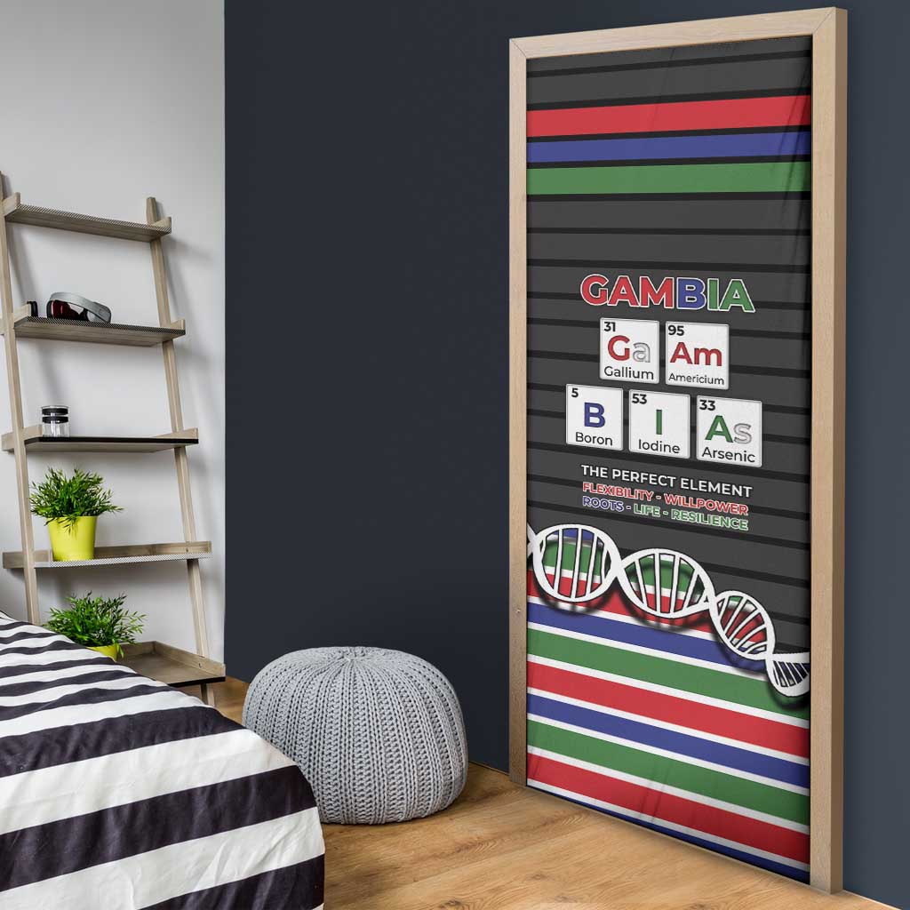 Gambia Door Cover Perfect Periodic Element Of African - African Pride