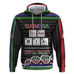 Gambia Hoodie Perfect Periodic Element Of African - African Pride