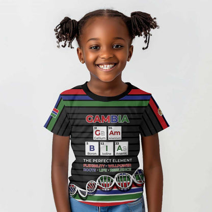 Gambia Kid T shirt Perfect Periodic Element Of African - African Pride