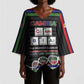 Gambia Kimono Sleeve Blouse Perfect Periodic Element Of African - African Pride