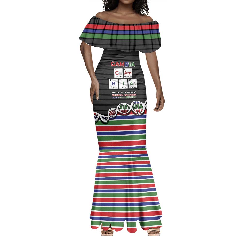 Gambia Mermaid Dress Perfect Periodic Element Of African - African Pride