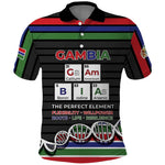 Gambia Polo Shirt Perfect Periodic Element Of African - African Pride