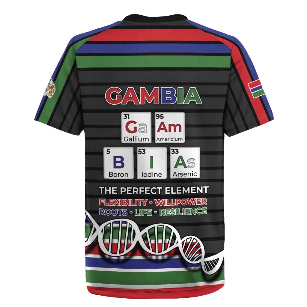 Gambia Rugby Jersey Perfect Periodic Element Of African - African Pride