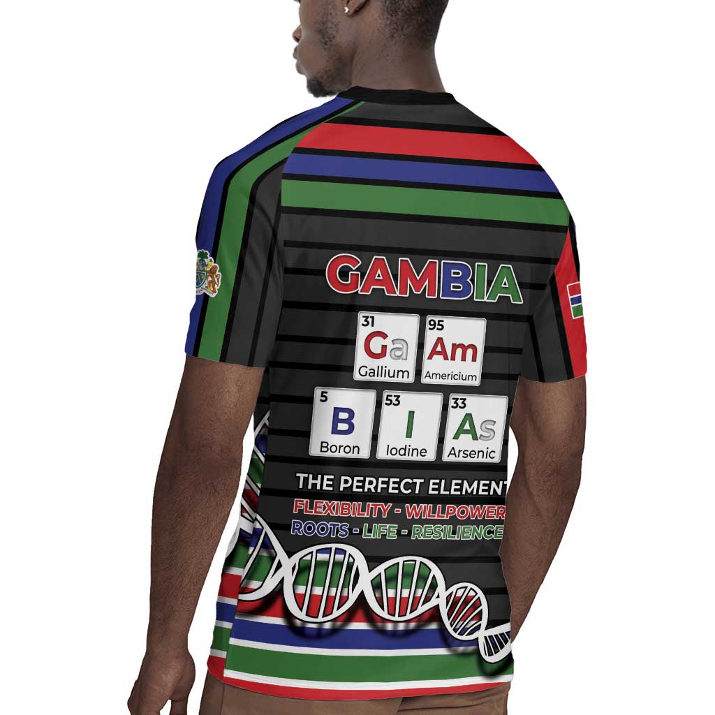 Gambia Rugby Jersey Perfect Periodic Element Of African - African Pride