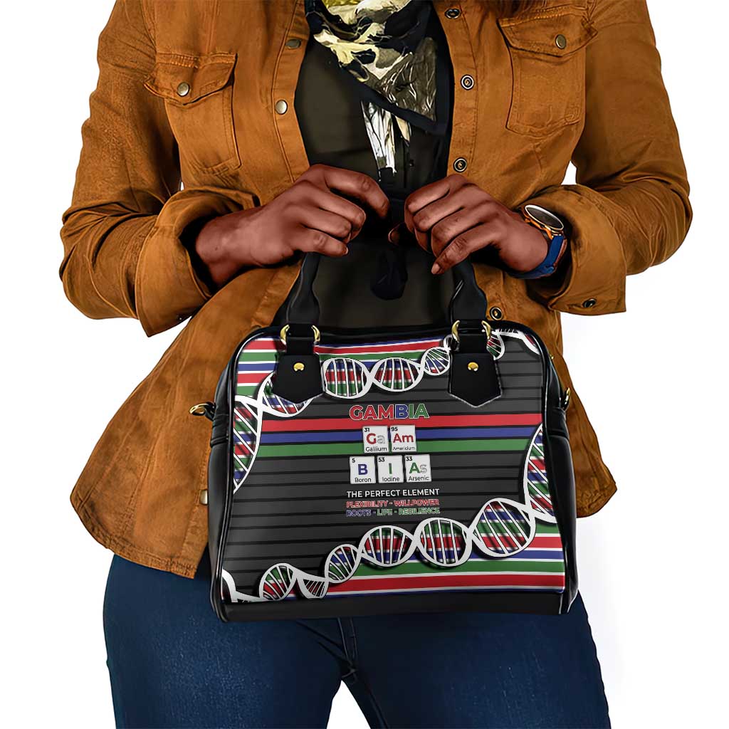 Gambia Shoulder Handbag Perfect Periodic Element Of African - African Pride