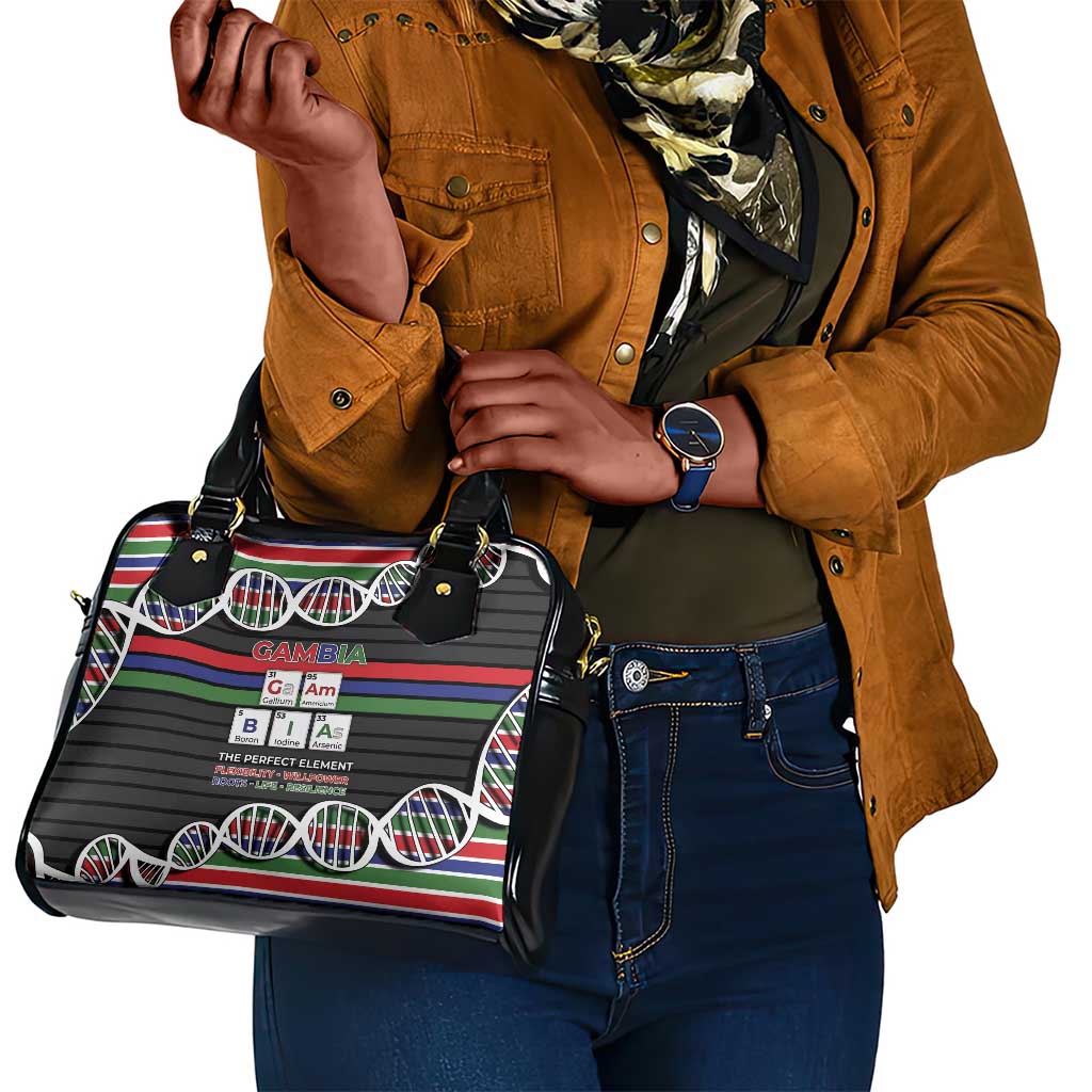 Gambia Shoulder Handbag Perfect Periodic Element Of African - African Pride