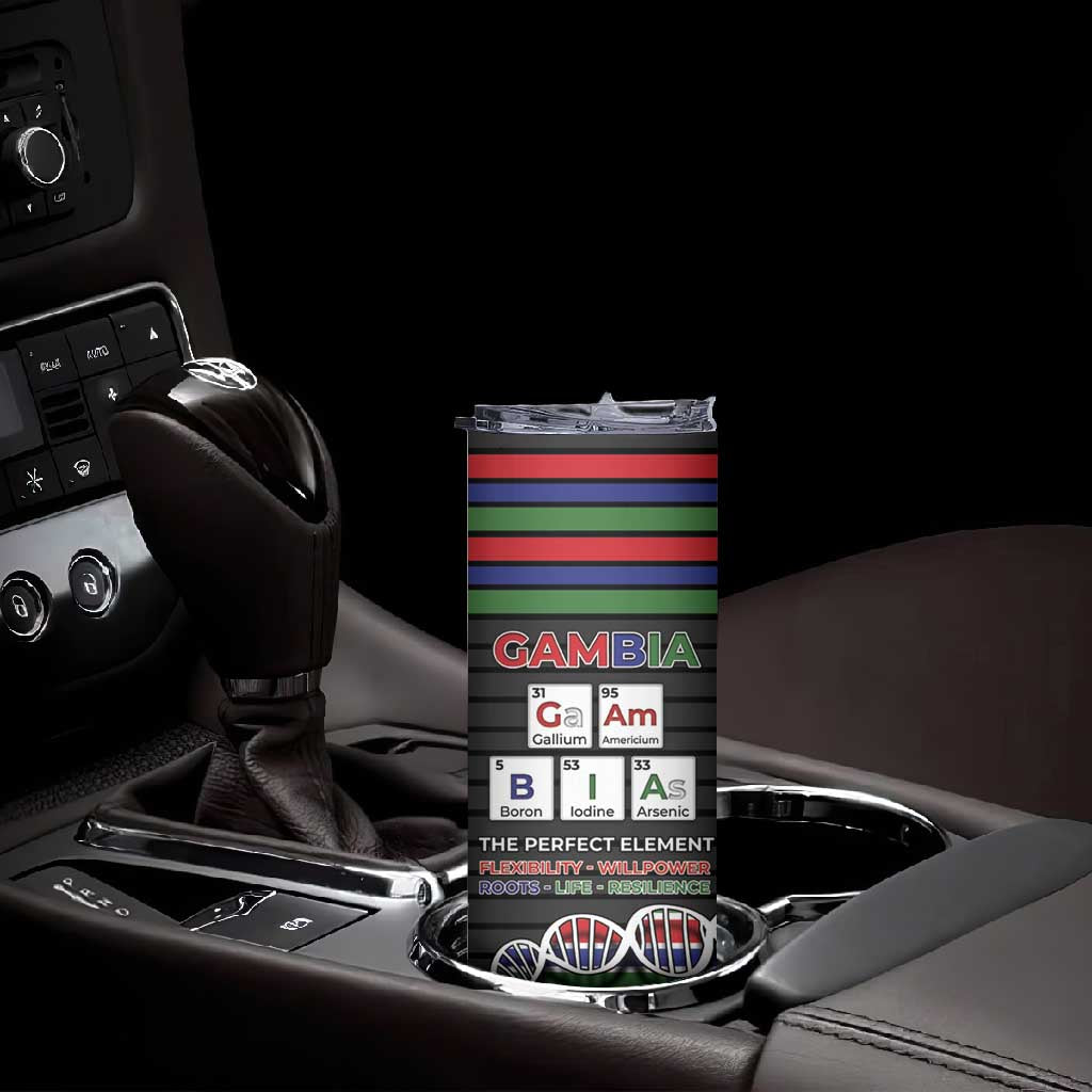 Gambia Skinny Tumbler Perfect Periodic Element Of African - African Pride
