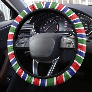 Gambia Steering Wheel Cover Perfect Periodic Element Of African - African Pride