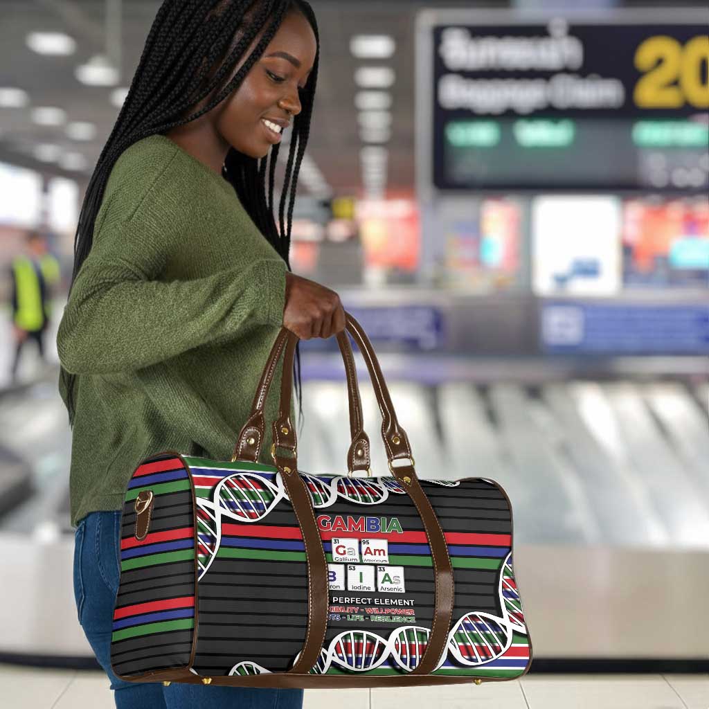 Gambia Travel Bag Perfect Periodic Element Of African - African Pride