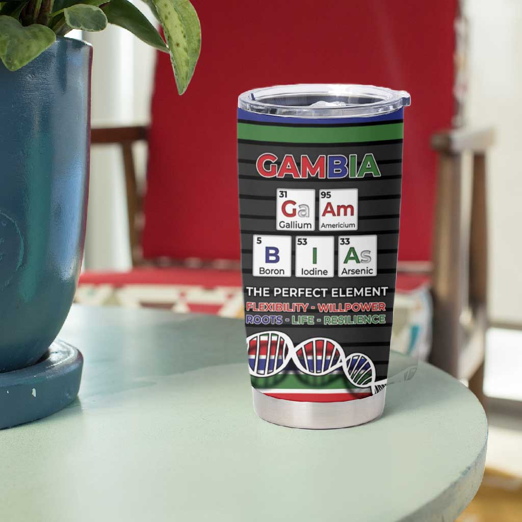 Gambia Tumbler Cup Perfect Periodic Element Of African - African Pride